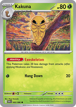 Chaos Rising 002/086 Kakuna