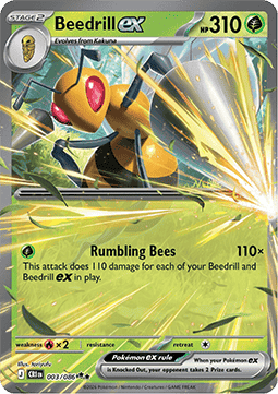 Chaos Rising 003/086 Beedrill ex