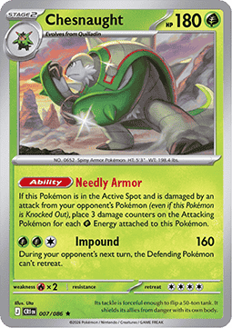 Chaos Rising 007/086 Chesnaught (Holo)
