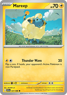 Chaos Rising 027/086 Mareep (Reverse Holo)