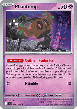 Chaos Rising 038/086 Phantump (Reverse Holo)