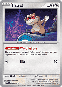Chaos Rising 070/086 Patrat (Reverse Holo)
