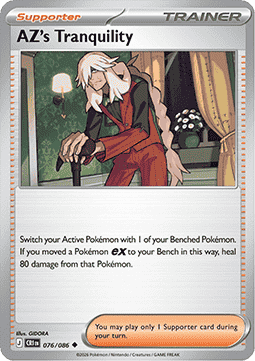 Chaos Rising 076/086 AZ's Tranquility (Reverse Holo)