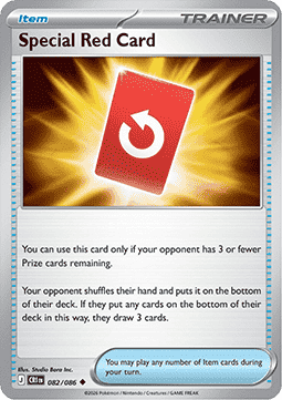 Chaos Rising 082/086 Special Red Card