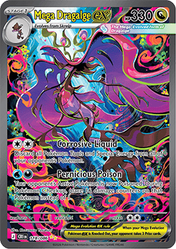 Chaos Rising 118/086 Mega Dragalge ex