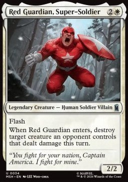 Marvel Super Heroes 0034 Red Guardian, Super-Soldier