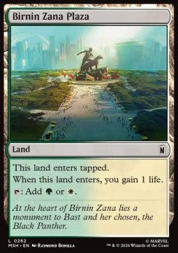 Marvel Super Heroes 0262 Birnin Zana Plaza (Foil)