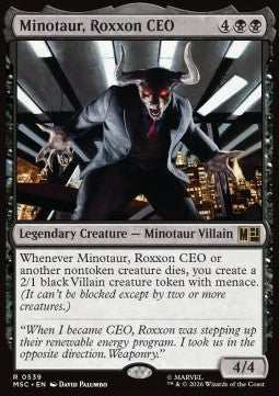 Marvel Super Heroes Commander 0539 Minotaur, Roxxon CEO