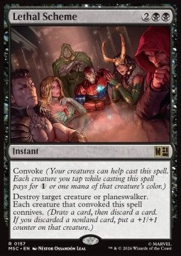 Marvel Super Heroes Commander 0157 Lethal Scheme