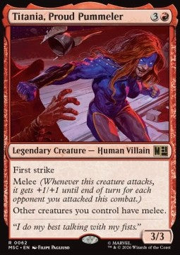 Marvel Super Heroes Commander 0062 Titania, Proud Pummeler