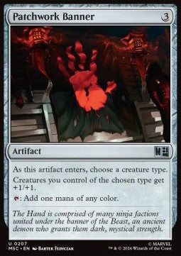 Marvel Super Heroes Commander 0207 Patchwork Banner