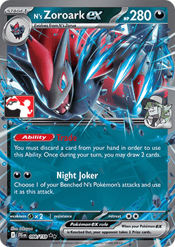 Journey Together 098/159 N's Zoroark ex (Play Prize Series Nine)