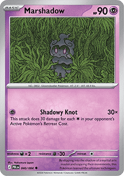 Pitch Black 040/084 Marshadow (Reverse Holo)