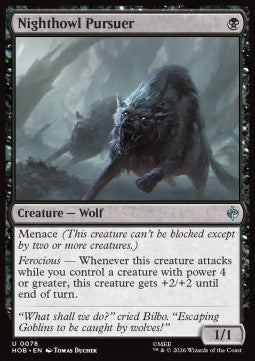The Hobbit 0078 Nighthowl Pursuer (Foil)