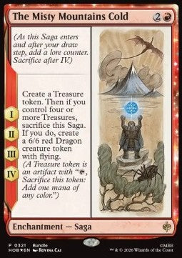 The Hobbit 0321 The Misty Mountains Cold (Foil)