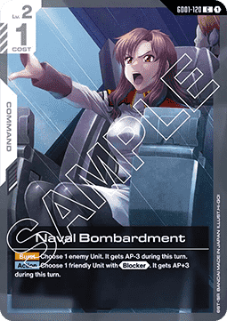 Gundam GD01-120 Naval Bombardment