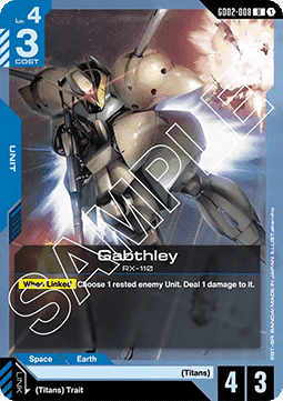 Gundam GD02-008 Gabthley