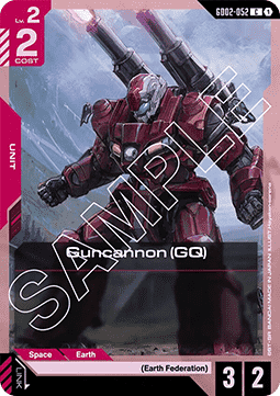 Gundam GD02-052 Guncannon (GQ)