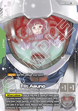 Gundam GD02-088 Flit Asuno (Foil)(CB)