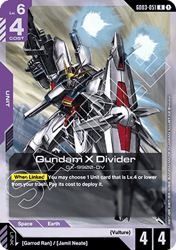 Gundam GD03-051 Gundam X Divider (Foil)