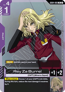 Gundam GD04-093 Rey Za Burrel (Foil)