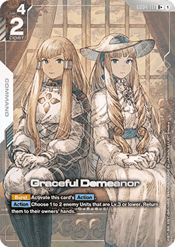 Gundam GD04-117 Graceful Demeanor (Foil)(CB)