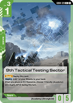 Gundam GD04-124 9th Tactical Testing Sector