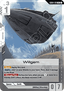 Gundam GD04-129 Wilgem (Foil)