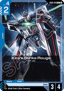 Gundam GD05-010 Kira's Strike Rouge