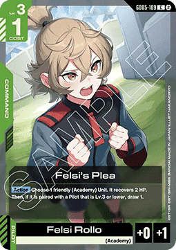 Gundam GD05-109 Felsi's Plea