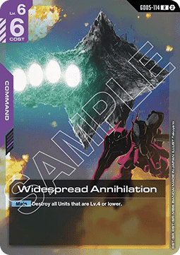 Gundam GD05-114 Widespread Annihilation (Foil)