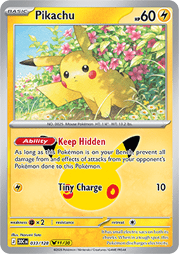 30th Celebration 033/128 Pikachu (Holo)