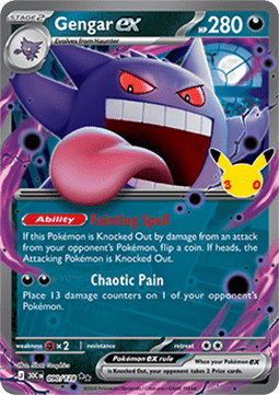 30th Celebration 090/128 Gengar ex