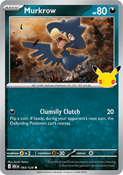 30th Celebration 093/128 Murkrow (Holo)