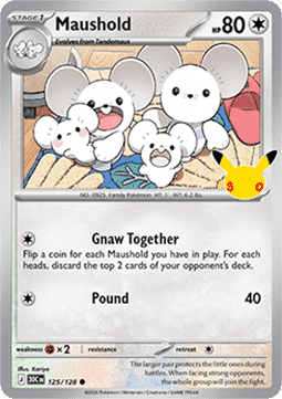 30th Celebration 125/128 Maushold (Holo)