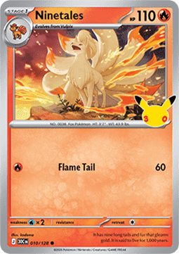 30th Celebration 010/128 Ninetales (Holo)