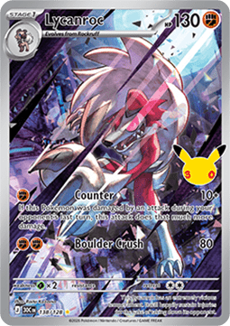 30th Celebration 138/128 Lycanroc