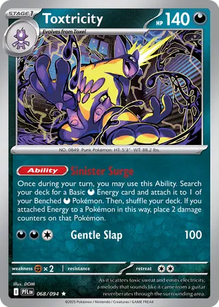 Phantasmal Flames 068/094 Toxtricity (Holo)