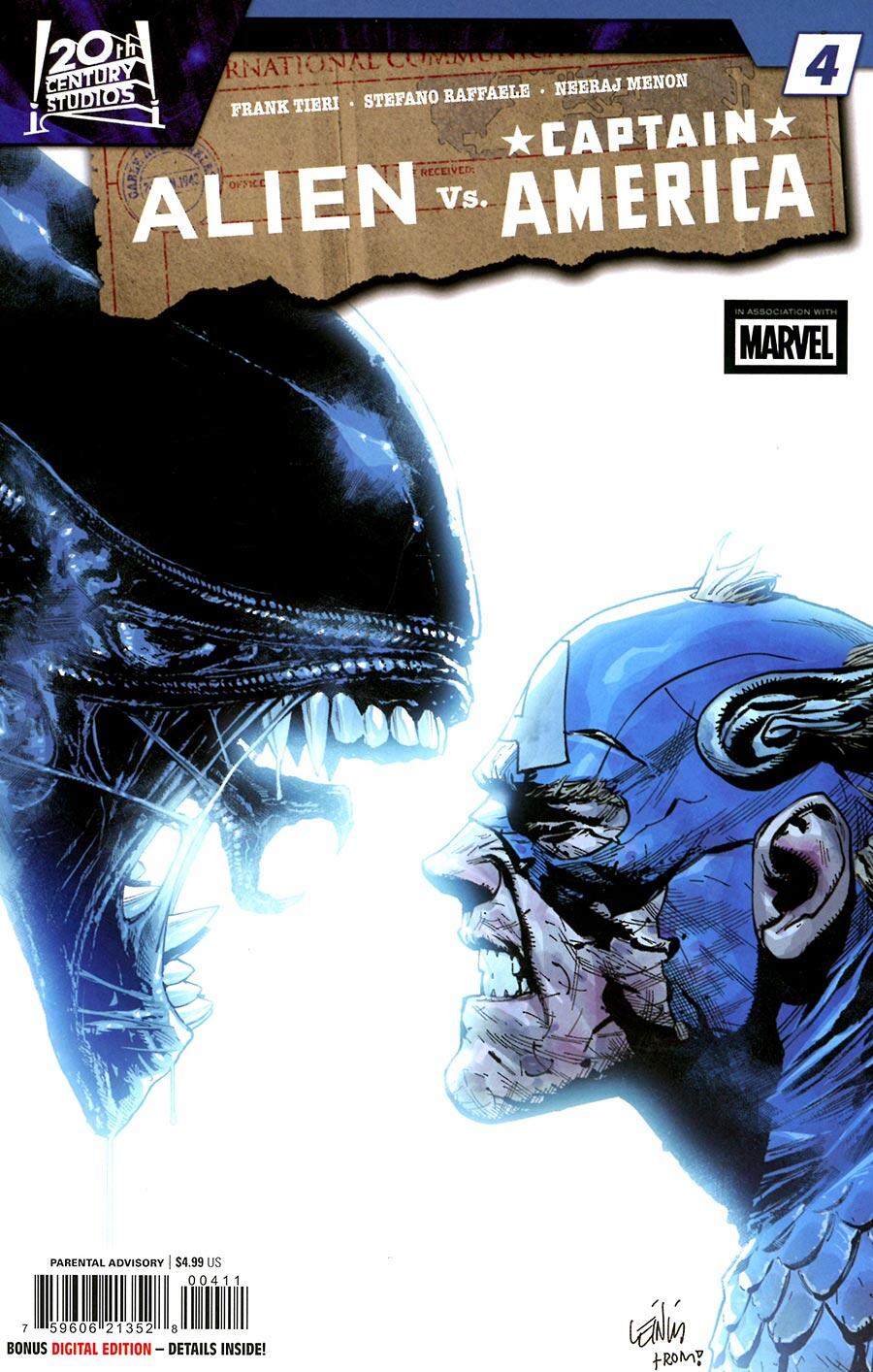 Alien Vs. Captain America #4 Marvel Comics (2025)