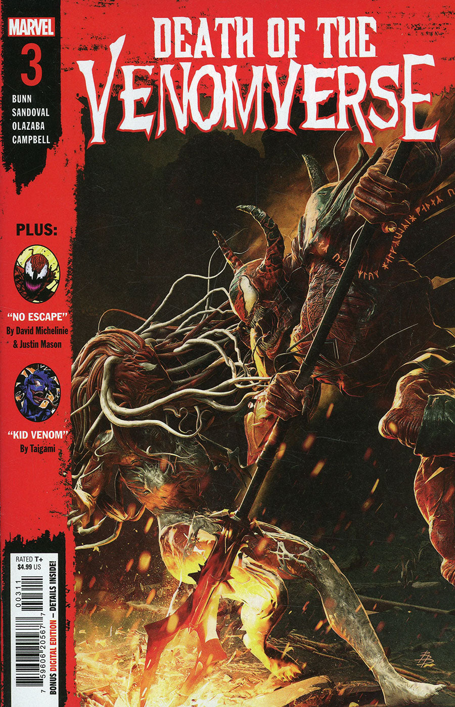 Death of the Venomverse #3 Marvel Comics (2023)