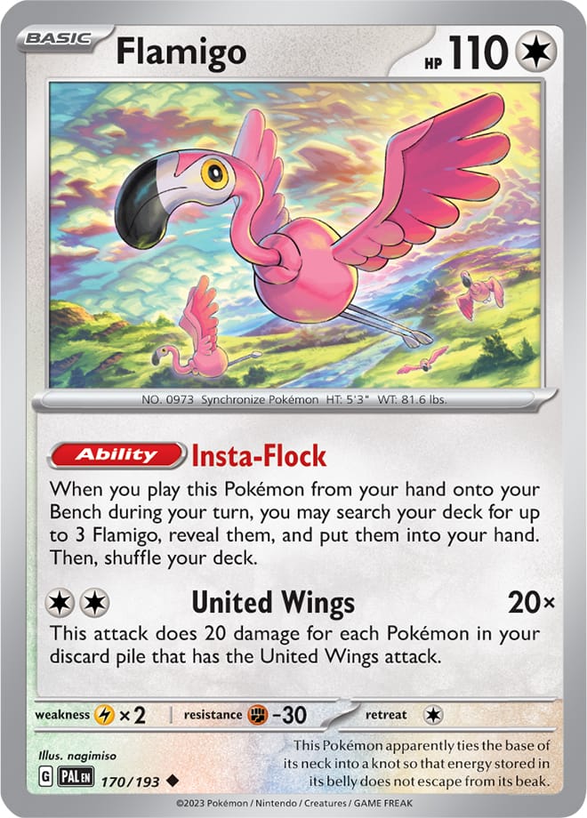 Paldea Evolved 170/193 Flamigo