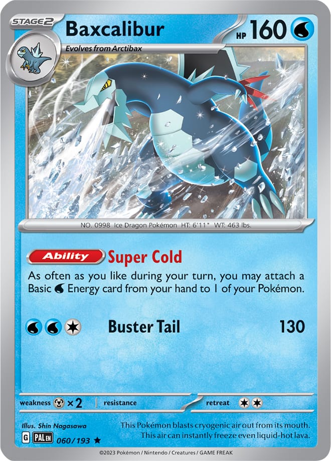 Paldea Evolved 060/193 Baxcalibur (Holo)