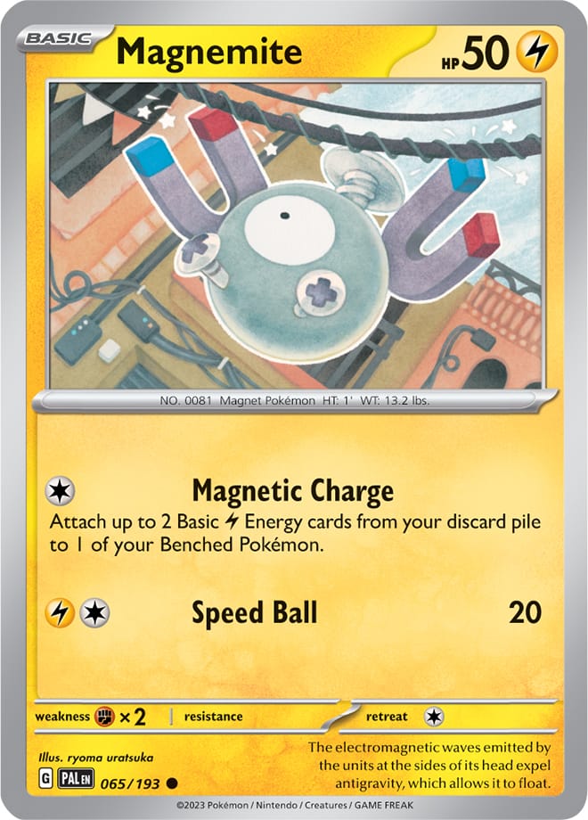 Paldea Evolved 065/193 Magnemite (Reverse Holo)