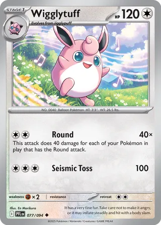 Phantasmal Flames 077/094 Wigglytuff (Reverse Holo)
