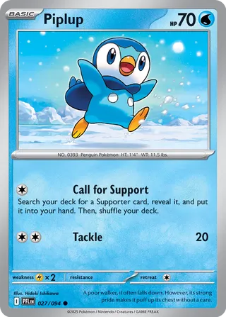 Phantasmal Flames 027/094 Piplup