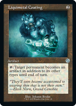 The Brothers' War Retro Artifacts 028 Liquimetal Coating (Foil)