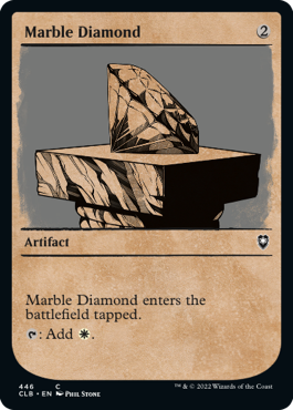 Battle for Baldur's Gate 446 Marble Diamond (Rulebook Foil)