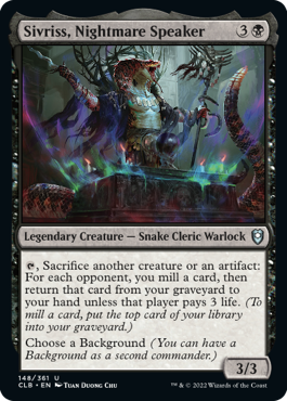 Battle for Baldur's Gate 148/361 Sivriss, Nightmare Speaker (Foil)