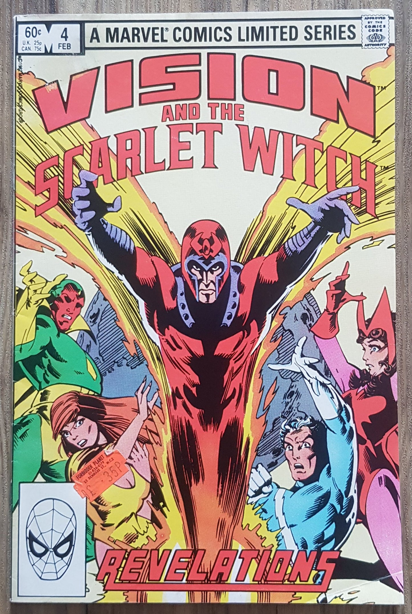Vision and Scarlet Witch #4 Marvel Comics (1982)