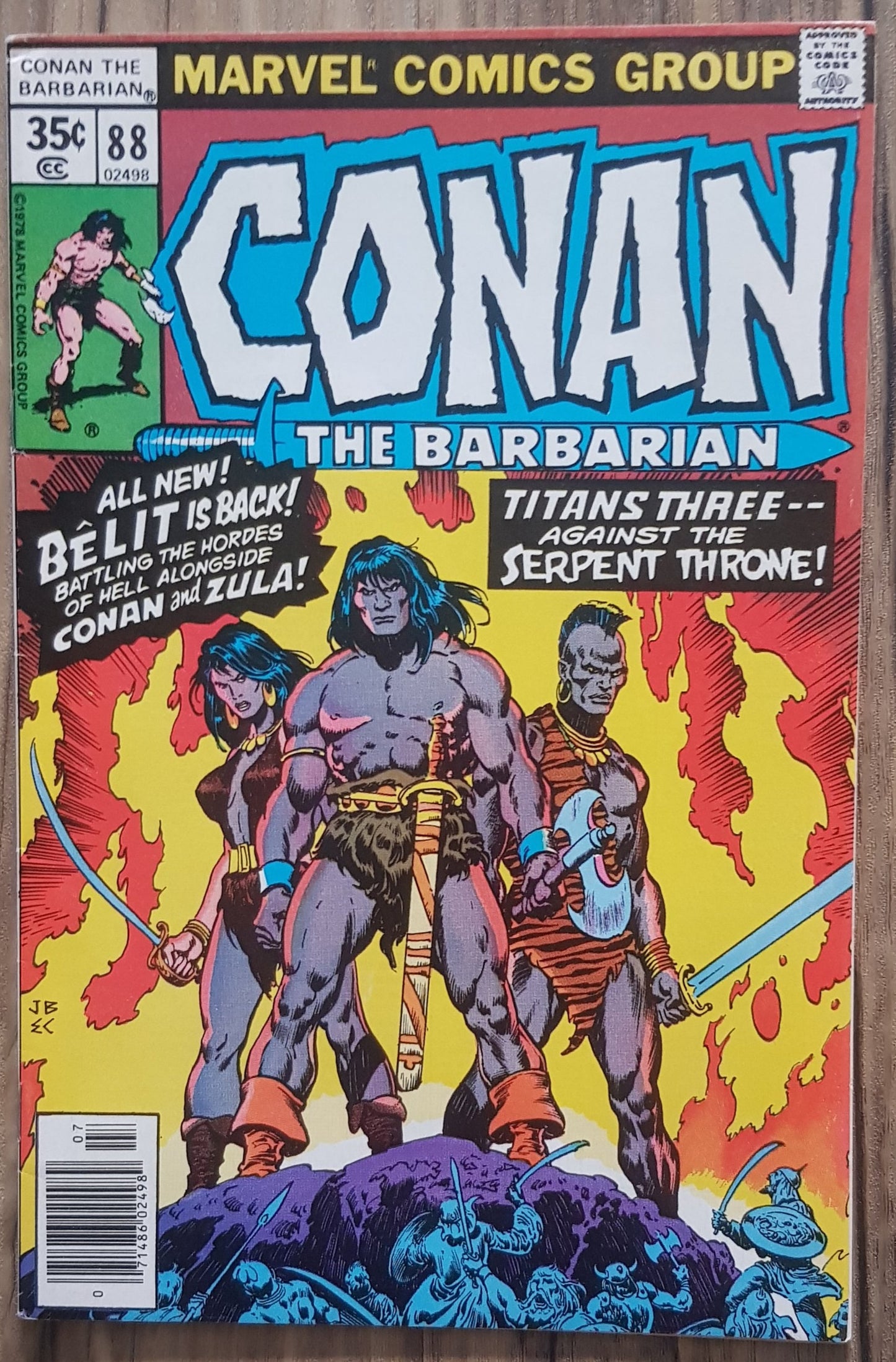 Conan the Barbarian #88 Marvel Comics (1970)